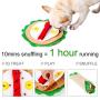ROZKITCH Dog Snuffle Mat Round, Pet IQ Puzzle Feeding Pad to Add Fun, Slow Eat Bowl Blanke, Train Sniffing Foraging Nose Work, Durable Puppy Cat Hide and Seek Game Toys