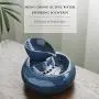 THMY Cat Water Fountains, Pet Drinking Fountain, Automatic Circulation Water Dispenser Ceramic Pet Water Fountain for Cat Dog