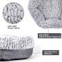 FURTIME Small Dog Bed & Cat Bed Soft Durable Pet Beds for Indoor Cats 18 Inch Detachable Machine Washable Calming Dog Bed Round Plush Cuddler Bed for Kitten and Puppy with Anti-Slip Bottom