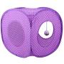 Cat Tunnel Leopard, Oxford Cloth Foldable Cat Tunnel, Bed for Cat Purple Pet Hide Tunnel