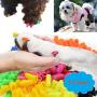 JOYJULY 100pcs Dog Nail Caps Soft Claw Covers Nail Caps for Pet Dog Pup Puppy Paws Home Kit, 5 Random, with Glue, Tips and Instruction