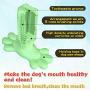 QYCL Dog Chew Toy Brush Effective Toothbrush for Dogs Pets Oral Care Dog Brushing Stick Toys for Dogs Teeth Cleaning,Green QYCL Dog Chew Toy Brush Effective Toothbrush for Dogs Pets Oral Care Dog Brushing Stick Toys for Dogs Teeth Cleaning,Green