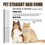 Three piece set of pet carding steel comb,Solve pet hair knotting,Suitable for pet cat and dog.