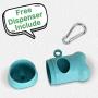Dog Poop Bag 360 Pack with 1 Free Dispenser - Biodegradable Strong 13.5×9 Inch Large Dog Poop Waste Bags Refills (Scented)