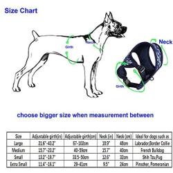 Mile High Life | Dog Cat Vest Harness | No Choke Pull | Easy Step-in | Breathable Soft Mesh Padding | Puppy Training Halter