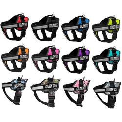 Dogline Unimax Dog Harness Vest with Agility Dog Patches Adjustable Straps Breathable Neoprene for Identification Training Dogs