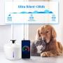 Ciconira Cat Water Fountain, Pet Drinking Dispenser 2.5L Super Quiet Dog Watering Fountains with Filter LED Light for Dogs, Cats, Birds and Small AnimalsChristmas New Year Gift