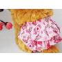 Dogs Kingdom 3Pcs Nice Dog Small Floral Diaper Skirt Female Girl Sanitary Pant Dress Underwear for Small Dogs Breed