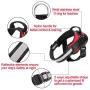 Bolux Service Dog Harness, Easy On and Off Pet Vest Harness, Reflective Breathable and Easy Adjust Pet Halters with Nylon Handle for Small Medium Large Dogs - No More Pulling, Tugging or Choking