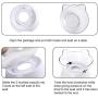 MILIFUN Elevated Cat Single Bowls, Pet Food Water Bowl with 15°Tilted Raised, Pet Feeding Bowl for Cats and Kittens White
