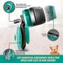 Ruff N Ruffus Self-Cleaning Slicker Brush + FREE Pet Nail Clippers + FREE 7.5'' Steel Comb | UPGRADED PAIN-FREE BRISTLES | Cat Dog Brush Grooming Gently Reduces Shedding & Tangling For All Hair Types