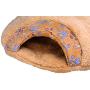 QUMY Cat Sleeping Bag Warm Soft Puppy Cat Bed Cave Igloo Nest Brown (21.5 18.8 5.1 )