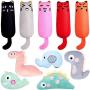 10 Pieces Catnip Cat Toys Cat Kitten Interactive Toy Stuffed Animal Cat Toy Set Assorted Plush Pet Toys Cat Chew Toy for Indoor Cats Chewing Hunting Grinding