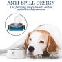 QUXIANG Dog Water Bowl Dog Bowl Slow Water Feeder No-Spill Pet Water Bowl 35oz (1L) Splash Proof Anti Spill Slow Feeder Dish Vehicle Carried Dog Water Bowl for Dogs/Cats/Pets