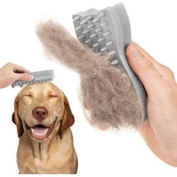 Adou-Dog Brush for Shedding Short Hair- Cat Brush for Shedding and Grooming-Anti-Static-Undercoat Brush for Dogs -Reduces Shedding by up to 95%