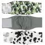 Cilkus Washable Male Dog Diapers - 2020 Male Dog Belly Wrap, Soft and Comfortable, Adjustable, Reusable Belly Bands (M-1（13''-16'' Waist）, Fashion Set)