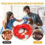 Dog Chew Toys for Aggressive Chewers Large Breed,3 Pack Indestructible Natural Rubber Puppy Teeth Cleaning Toy ,Pet Training Interactive Squeaky Dog Toy for Small Medium Dogs Reduces Tartar Buildup