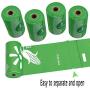 bellerata 100% Compostable Dog Poop Bags, Unscented & Extra Thick Biodegradable Poop Bags, 18 Refill Rolls, Made from Cornstarch, Certified Europe OK Compost Home and Seedling