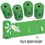 bellerata 100% Compostable Dog Poop Bags, Unscented & Extra Thick Biodegradable Poop Bags, 18 Refill Rolls, Made from Cornstarch, Certified Europe OK Compost Home and Seedling