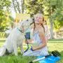 SKYFIELD Dog Pooper Scooper, 3-Stage Extendable Metal Dog Poop Scooper for Large Dogs