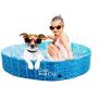 All for Paws Extra Large Dog Swimming Pool, Collapsible Pet Bathing Tub, Anti-Slip, UV Test Approved, Great for Dogs and Kids