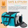 Prefer Pets Hideaway Pet Airline Approved Travel Carrier Duffel Bag & Backpack Helps Reduce Pet’s Fear & Anxiety