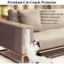 SITAKE 14 Pcs Cat Scratch Protectors Set, 3 Sizes Premium Self-Adhesive Pet Scratch Guards with 60 Pcs Pins, Clear Cat Furniture Protector for Upholstery, Sofa, Door, Wall