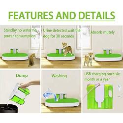 TOPGRADE Smart Pee Pad: Intelligent Indoor Dog Toilet for Peeing Puppies - Attractive, Odor-Free Alternative to Paper Urine Pads