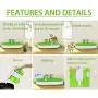 TOPRADE Pee Pad Intelligent Training Tray Indoor Dog Toilet for Peeing Puppies, Odor-Free, No More Costly Paper Urine Pads