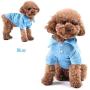 KINGMAS 4 Pack Dog Shirts Pet Puppy T-Shirt Clothes Outfit Apparel Coats Tops