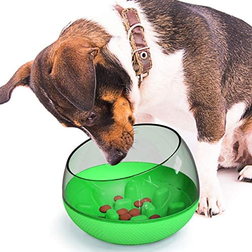 USWT Upgrade Dog Slow Feeder Bowl, Pet Slower Food Feeding Dishes,Interactive Bloat Stop Dog Bowls, Durable Preventing Choking Healthy Design