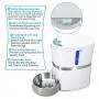 HoneyGuaridan Automatic Pet Feeder, Dogs, Cats, Rabbit & Small Animals Food Dispenser with Stainless Steel Pet Food Bowl, Portion Control and Voice Recording - Batteries and Power Adapter Support