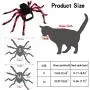 senyouth Christmas Dog Toys, Dog Spider Costume Fun Party Dress Up Accessories Furry Small to Medium Dogs Simulation Spider Pet Costume Cosplay Dress Up Christmas Dog Costume Toy Accessories