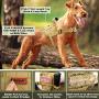 BARKBAY Tactical Dog Harness&Pet Carrier Bicycle Basket Bag Pet Carrier(Camo,S)