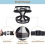 PUPTECK Soft Mesh Dog Harness with Leash - Plaid Adjustable Puppy No Pull Harnesses - Pet Padded Walking Vest