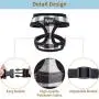 PUPTECK Soft Mesh Dog Harness with Leash - Plaid Adjustable Puppy No Pull Harnesses - Pet Padded Walking Vest