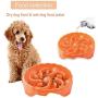 JUSTPET Slow Feeder Dog Bowl Interactive Bloat Stop Dog Food Water Feed Bowl Anti Choking Slow Eating Drinking Non-Skid Pet Feeding Bowl Eco-Friendly Durable Anti-Static & Anti-Dust PP Material