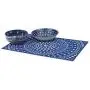 ORE Originals Bowl Ceramic Bandana Blue Shallow, 1 EA