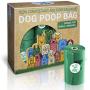 100% Compostable and Biodegradable Poop Bags for Dogs. Vegetable-Based, safe for the environment. BPI-approved. 240 bags 9 x 13 Inches, 16 rolls, 15 bags each roll. (Unscented)