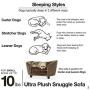 Enchanted Home Pet Ultra Plush Snuggle Bed in Light Pink