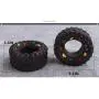 Mr.yang Tire Dog Toys Interactive Squeaky Dog Toys 1pcs（Black）