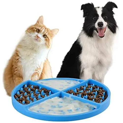 ZOLEN Dog Lick Mat, Dog Slow Feeder,Pet Calming Mat Anxiety Relief Dog Cat Training Licking Mat Perfect for Food,Dog Slow Food Bowl ZOLEN Dog Lick Mat, Dog Slow Feeder,Pet Calming Mat Anxiety Relief Dog Cat Training Licking Mat Perfect for Food,Dog Slow Food Bowl