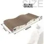 NUODUN Cat Scratcher Cardboard Pad,Recyclable Corrugated Scratcher Bed,Unique Double Texture Surface Durable Design with 100% Organic Catnip NUODUN Cat Scratcher Cardboard Pad,Recyclable Corrugated Scratcher Bed,Unique Double Texture Surface Durable Design with 100% Organic Catnip