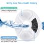 Cat Water Fountain Replacement Filters Sponges 2PCS Carbon Filters Replacement for ENJOY PET Cat and Dog Automatic Flower Water Dispenser