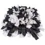 BeesClover 1Pcs Dog Snuffle Mat Pet Puzzle Toy Sniffing Training Pad Activity Blanket Feeding Mat for Dog Release Stress Dark Gray White pet Gift