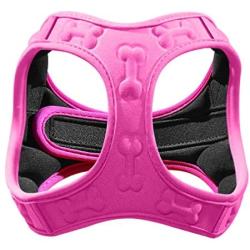 Comfort Fit, Soft Padded and Lightweight Dog Harness, Step in Dog Vest Harness for Small & Medium Dogs, Pink, S, Chest 14-16''