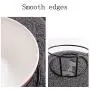 JUILE YUAN Elevated Cat Bowl - Ceramic Tilted Elevated Raised Pet Dish with Metal Stand, Tall Cat Bowls for Food and Water,Anti Vomiting, Whisker Fatigue, Dishwasher Safe, Protect Dog and cat Spine JUILE YUAN Elevated Cat Bowl - Ceramic Tilted Elevated Raised Pet Dish with Metal Stand, Tall Cat Bowls for Food and Water,Anti Vomiting, Whisker Fatigue, Dishwasher Safe, Protect Dog and cat Spine