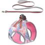 DYAprWu Air-mesh Dog Harness and Leash Set Step-in Vest Harness and Leash Set Escape-Proof Harness and Leash Set for Small Medium Dodgs and Cats DYAprWu Air-mesh Dog Harness and Leash Set Step-in Vest Harness and Leash Set Escape-Proof Harness and Leash Set for Small Medium Dodgs and Cats