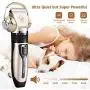 RUIJIA Dog Clippers,Dog Grooming Kit USB Rechargeable Pet Clippers,Professional Dog Trimmer Electric Hair Clippers for Thick Coats Dogs Cats Pets