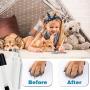 Ufanore Dog Nail Grinder with LED Light, Electric 2-Speed Pet Nail Trimmer Clipper Low Noise Rechargeable Painless Paws Grooming and Smoothing for Small Medium Large Dogs and Cats